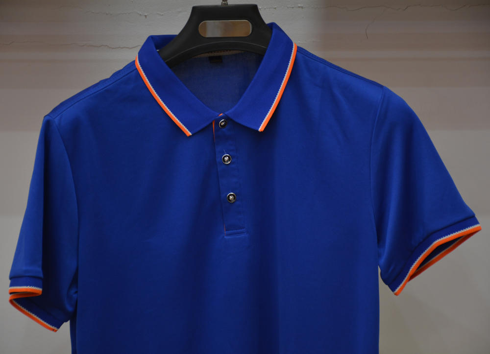 The New Cross-Border High-End Small-Neck Quick-Drying Two-Tone Short-Sleeved Polo Advertising Shirt With A Lapsed Collar For Both Men And Women Is Now Available. The Shirt Is Comfortable, Breathable, Fashionable, Casual And Trendy As A Base Layer undefined
