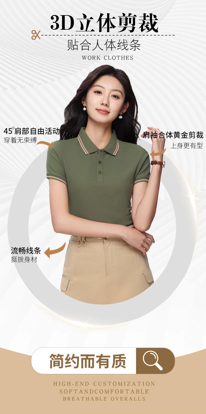 High-Quality Imitation Cotton Elastic Fiber Polo With A Lapel, Men's And Women's Matching Polo With A Lapel, Short-Sleeved Lapel Polo, Quick-Drying Advertising Shirt, Cultural Shirt, Men's Casual, Light, Breathable And Comfortable Application Scenario