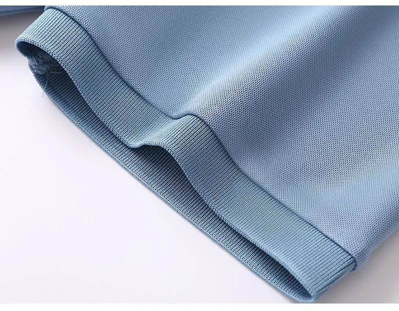 Feitian solid-color lapel polo for both men and women, solid-color lapel polo, short-sleeved lapel polo, quick-drying advertising shirt, cultural shirt, men's casual advertising shirt, T-shirt, lightweight, breathable and comfortable detail image 3