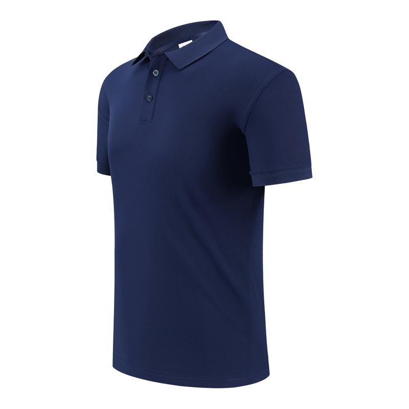 Impression Solid Color Lapel Cotton Imitation Polo For Men And Women, Solid Color Lapel Polo, Short-Sleeved Lapel Polo, Quick-Drying Advertising Shirt, Cultural Shirt, Men's Casual Style undefined