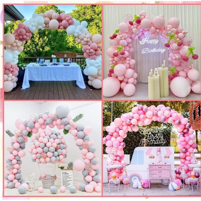 跨境气球拱门支架婚庆布置必备 铁艺支架稳固 气球支架装饰工具婚庆布置铁艺支架产品图