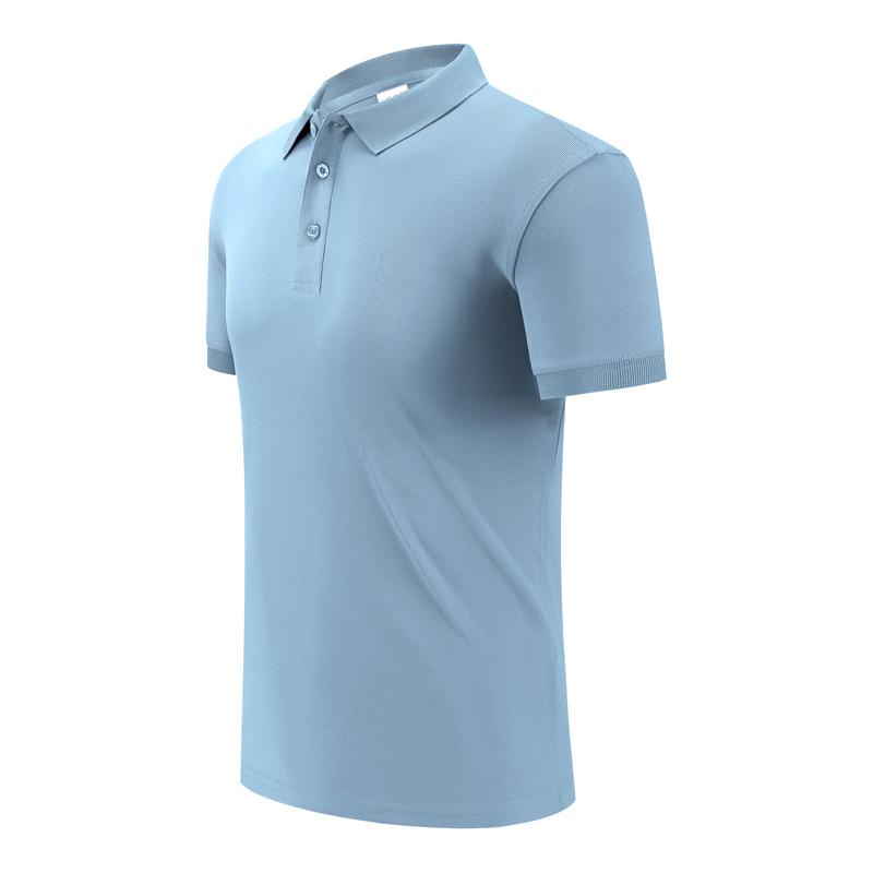 Impression Solid Color Lapel Cotton Imitation Polo For Men And Women, Solid Color Lapel Polo, Short-Sleeved Lapel Polo, Quick-Drying Advertising Shirt, Cultural Shirt, Men's Casual Style undefined