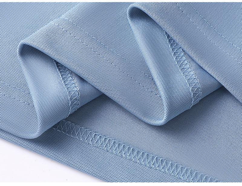 Feitian solid-color lapel polo for both men and women, solid-color lapel polo, short-sleeved lapel polo, quick-drying advertising shirt, cultural shirt, men's casual advertising shirt, T-shirt, lightweight, breathable and comfortable detail image 4