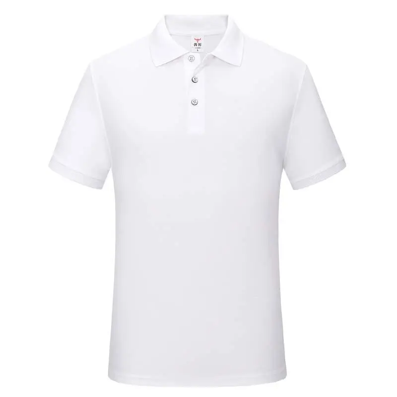 Men's and women's same solid-color lapel polo, short-sleeved lapel polo, cotton imitation advertising shirt, cultural shirt, men's casual advertising shirt, T-shirt, light, breathable and comfortable detail image 16