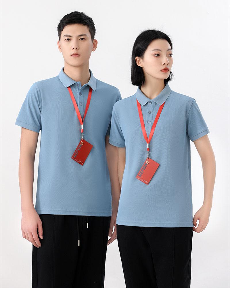 Impression Solid Color Lapel Cotton Imitation Polo For Men And Women, Solid Color Lapel Polo, Short-Sleeved Lapel Polo, Quick-Drying Advertising Shirt, Cultural Shirt, Men's Casual Style details Picture