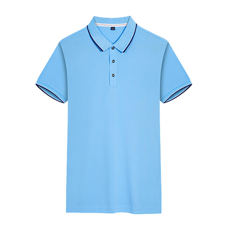 The New Cross-Border High-End Small-Neck Quick-Drying Two-Tone Short-Sleeved Polo Advertising Shirt With A Lapsed Collar For Both Men And Women Is Now Available. The Shirt Is Comfortable, Breathable, Fashionable, Casual And Trendy As A Base Layer Specification drawing