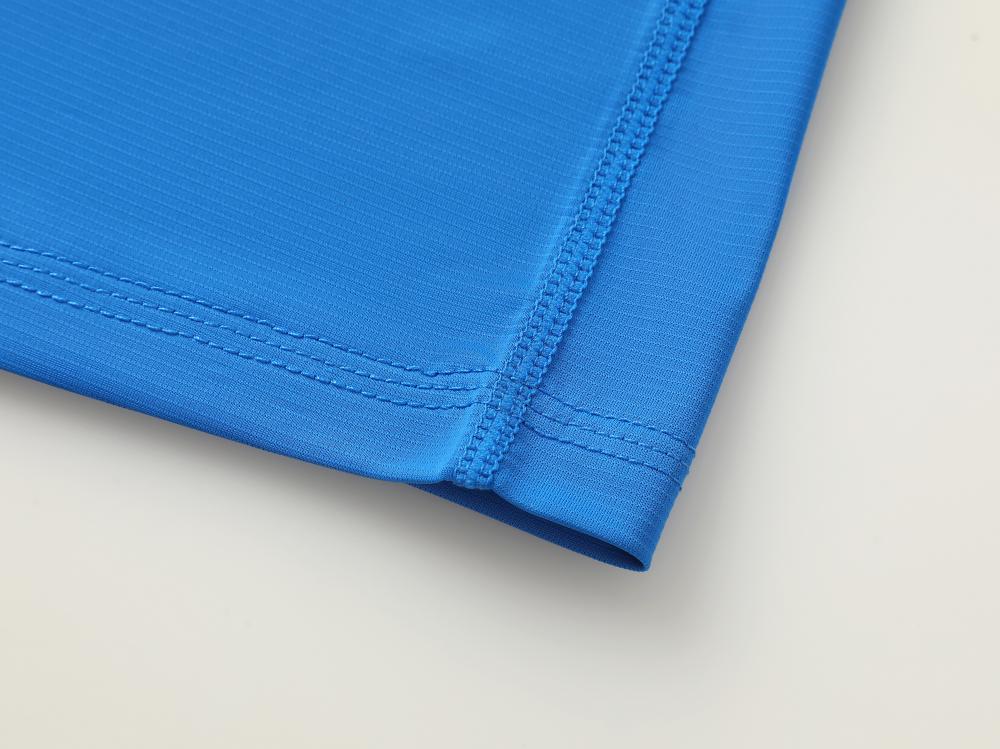Cross-Border Ice-Patterned Brocade Ammonia Sports Quick-Drying Boneless Seam Shoulder Sleeve Reflective Strip Four-Needle Six-Thread Asia-Europe Size Double Label Men's And Women's Matching Short-Sleeved T-Shirt, Men's Casual T-Shirt, Fashionable, Comfortable And Breathable undefined