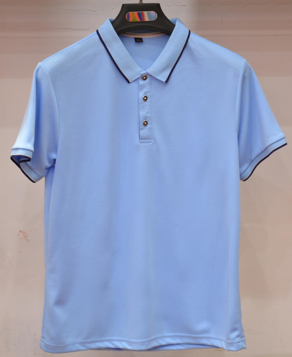 The New Cross-Border High-End Small-Neck Quick-Drying Two-Tone Short-Sleeved Polo Advertising Shirt With A Lapsed Collar For Both Men And Women Is Now Available. The Shirt Is Comfortable, Breathable, Fashionable, Casual And Trendy As A Base Layer undefined