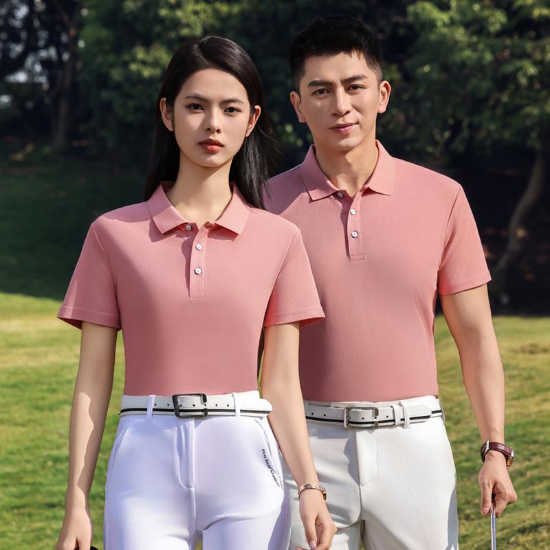 Recycled fiber premium Xiaozhu Di men's and women's same short-sleeved solid color lapel polo shirt, T-shirt, cultural shirt, comfortable, breathable, fashionable, casual and trendy base layer shirt is now available detail image 5