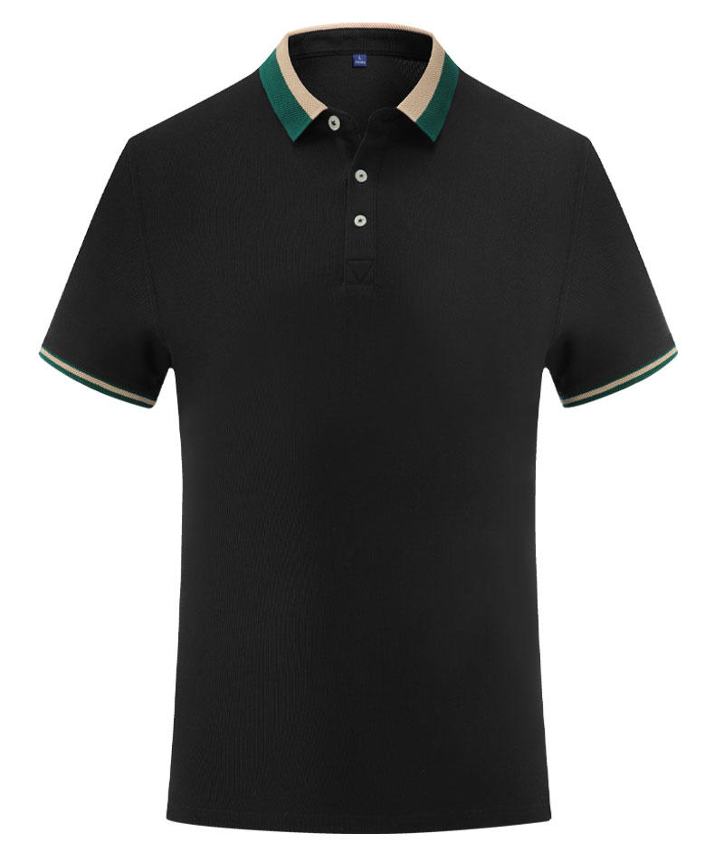 The King series lapel precision textured polo shirt for both men and women, color-matched lapel polo shirt, short-sleeved lapel polo advertising shirt, cultural shirt, men's casual advertising shirt, lightweight, breathable and comfortable Application Scenario