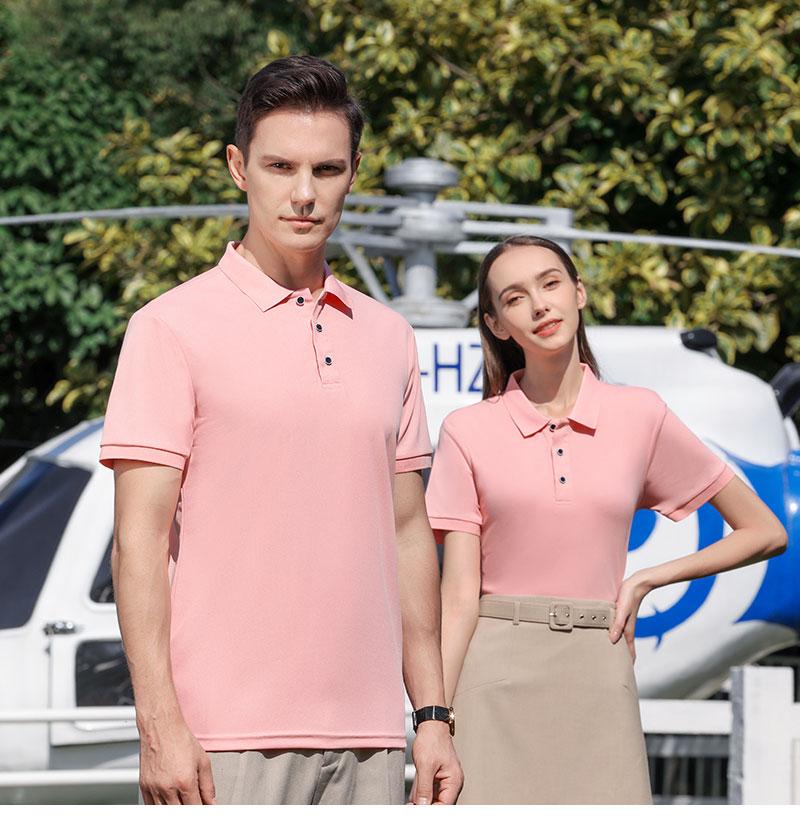 Feitian solid-color lapel polo for both men and women, solid-color lapel polo, short-sleeved lapel polo, quick-drying advertising shirt, cultural shirt, men's casual advertising shirt, T-shirt, lightweight, breathable and comfortable detail image 15