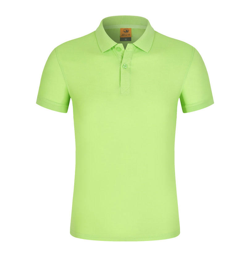 High-quality cotton-like polo shirt for both men and women, solid-color lapel polo short-sleeved lapel polo cotton-like advertising shirt, cultural shirt, men's casual advertising shirt, light, breathable and comfortable detail image 17