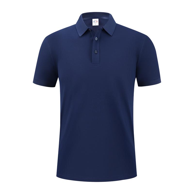 Impression Solid Color Lapel Cotton Imitation Polo For Men And Women, Solid Color Lapel Polo, Short-Sleeved Lapel Polo, Quick-Drying Advertising Shirt, Cultural Shirt, Men's Casual Style undefined