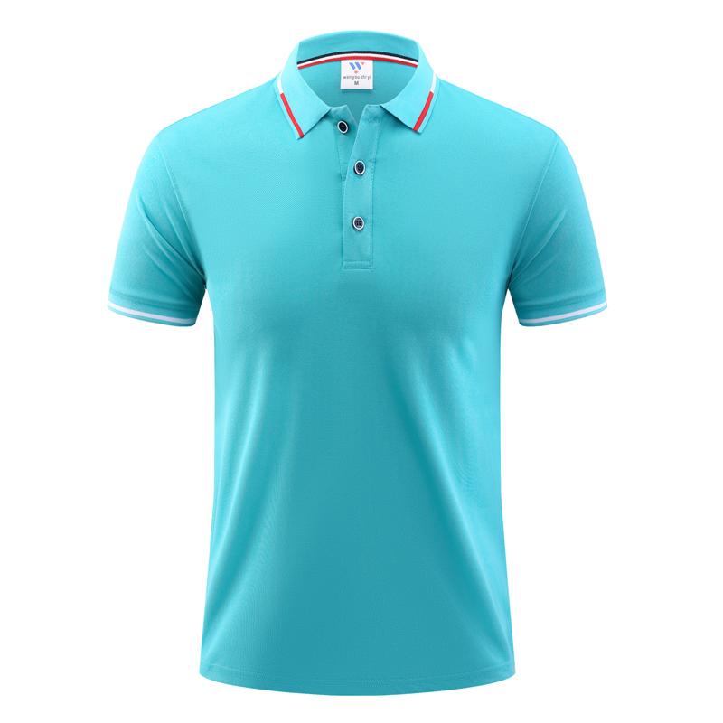 Cross-Border High-Elasticity Roca Cotton Polo With Hemmed Lapels, Imitation Cotton, Men's And Women's Matching Polo With Hemmed Lapels, Short-Sleeved Lapels, Quick-Drying Advertising Shirts, Cultural Shirts, Men's Casual Style undefined