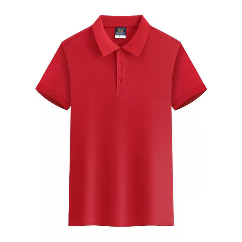 The wheat series of pure cotton lapel short-sleeved polo shirts for both men and women are fashionable, comfortable and breathable. The polo shirts come in a variety of styles and are now available detail image 16