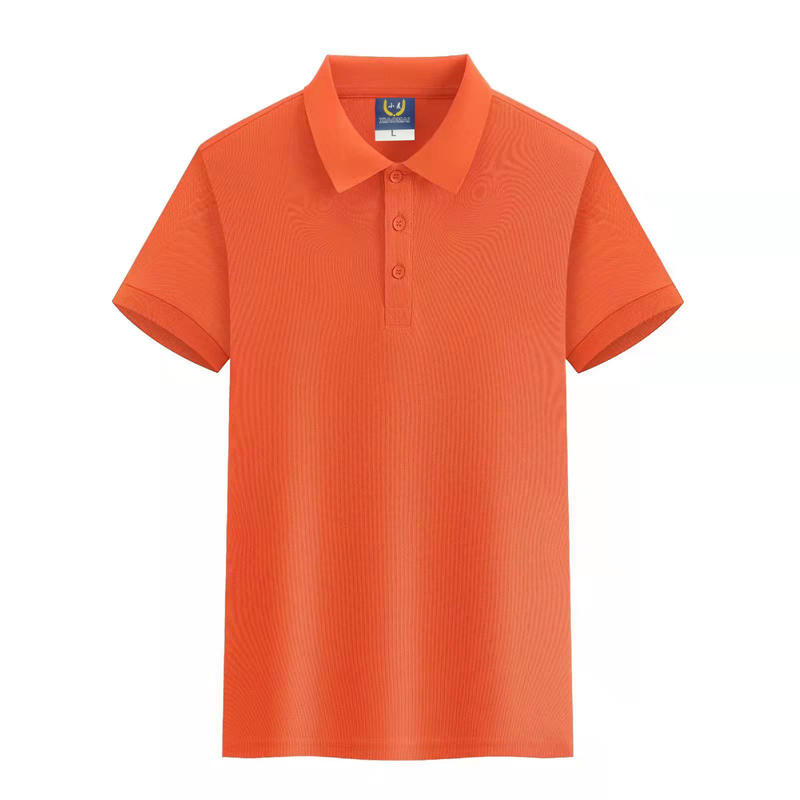 The wheat series of pure cotton lapel short-sleeved polo shirts for both men and women are fashionable, comfortable and breathable. The polo shirts come in a variety of styles and are now available detail image 17