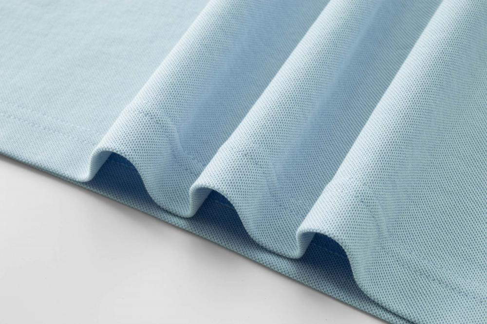 Dupont pearl cotton solid color seamless collar men's and women's same short-sleeved polo advertising shirt, cultural shirt, advertising shirt, T-shirt, trendy, comfortable and breathable new style detail image 16