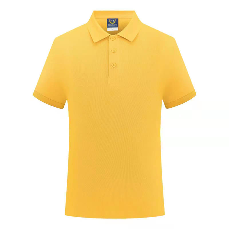 The wheat series of pure cotton lapel short-sleeved polo shirts for both men and women are fashionable, comfortable and breathable. The polo shirts come in a variety of styles and are now available detail image 20