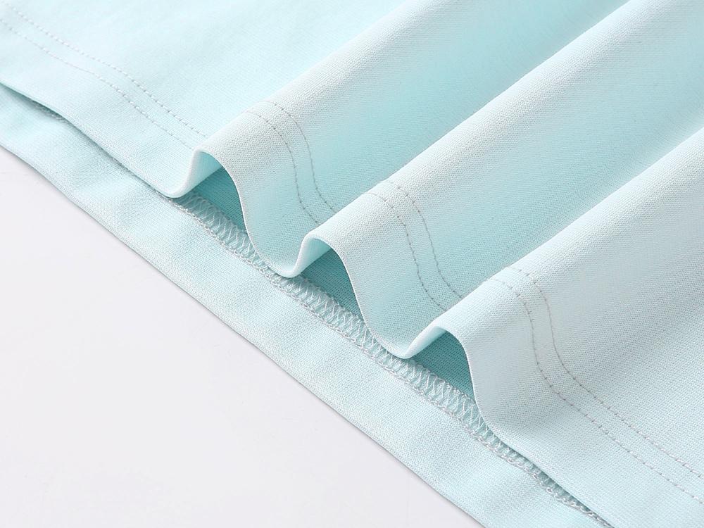 50-piece double-sided double-yarn mercerized Roman cotton solid color seamless lapel short-sleeved advertising shirt, lapel polo cultural shirt, fashionable clothing, comfortable and breathable casual wear new style detail image 11