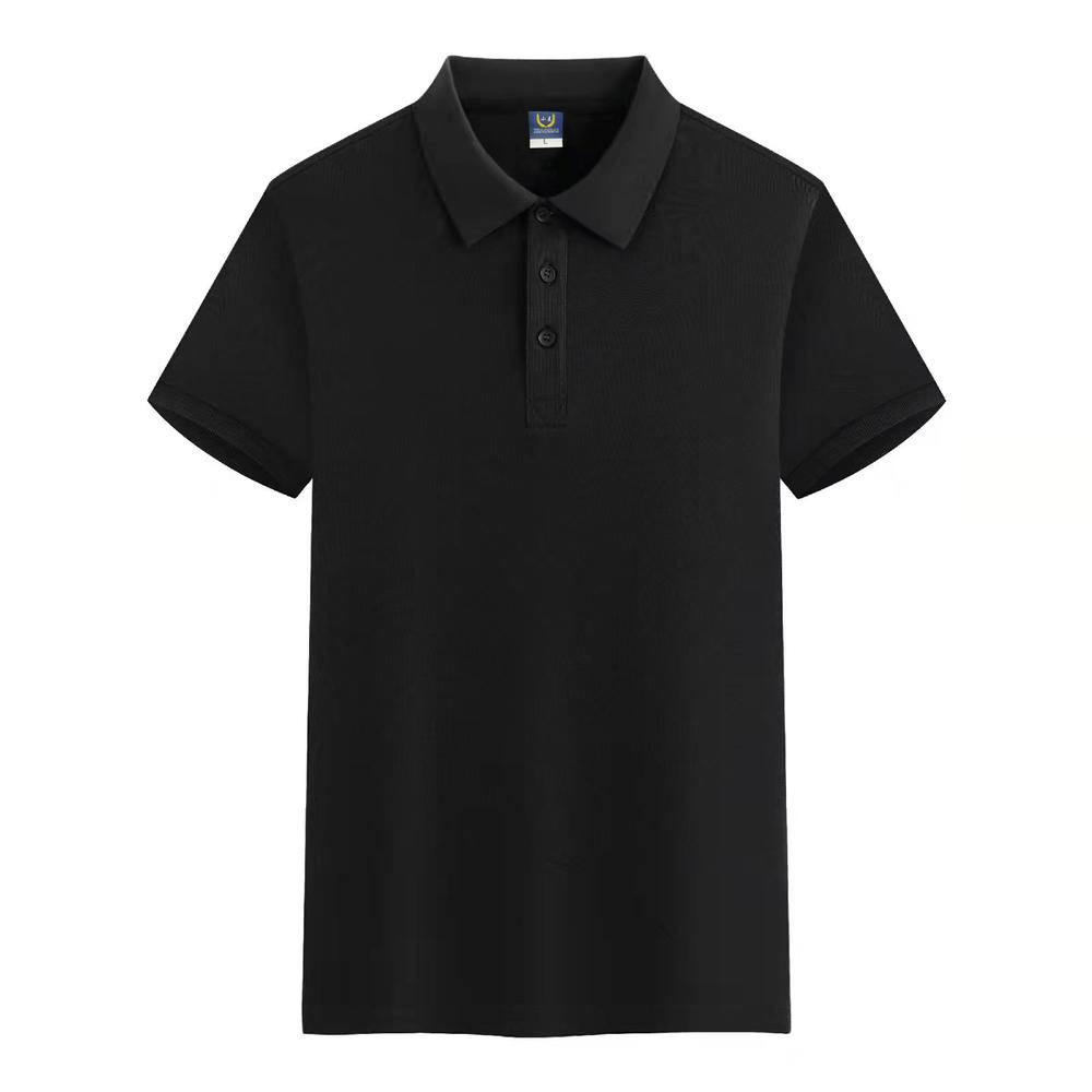 The wheat series of pure cotton lapel short-sleeved polo shirts for both men and women are fashionable, comfortable and breathable. The polo shirts come in a variety of styles and are now available detail image 13