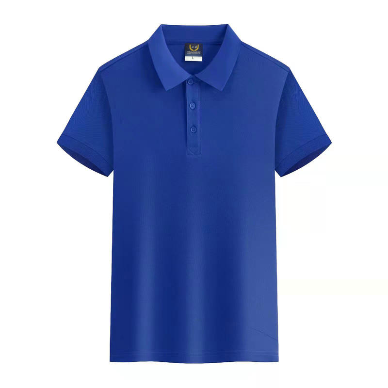 The wheat series of pure cotton lapel short-sleeved polo shirts for both men and women are fashionable, comfortable and breathable. The polo shirts come in a variety of styles and are now available detail image 18