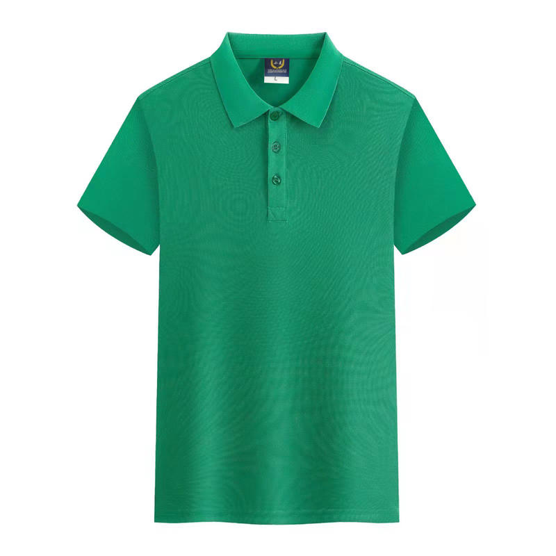 The wheat series of pure cotton lapel short-sleeved polo shirts for both men and women are fashionable, comfortable and breathable. The polo shirts come in a variety of styles and are now available detail image 19
