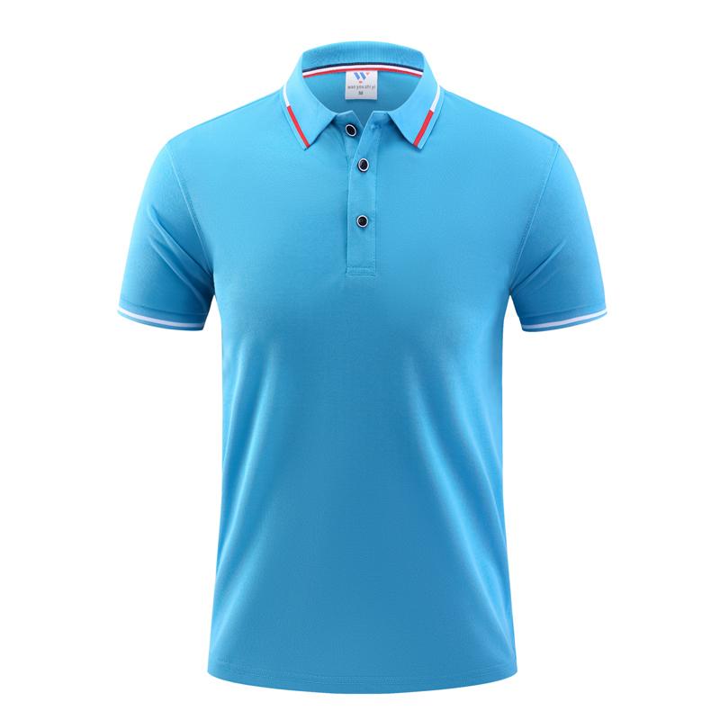 Cross-Border High-Elasticity Roca Cotton Polo With Hemmed Lapels, Imitation Cotton, Men's And Women's Matching Polo With Hemmed Lapels, Short-Sleeved Lapels, Quick-Drying Advertising Shirts, Cultural Shirts, Men's Casual Style undefined