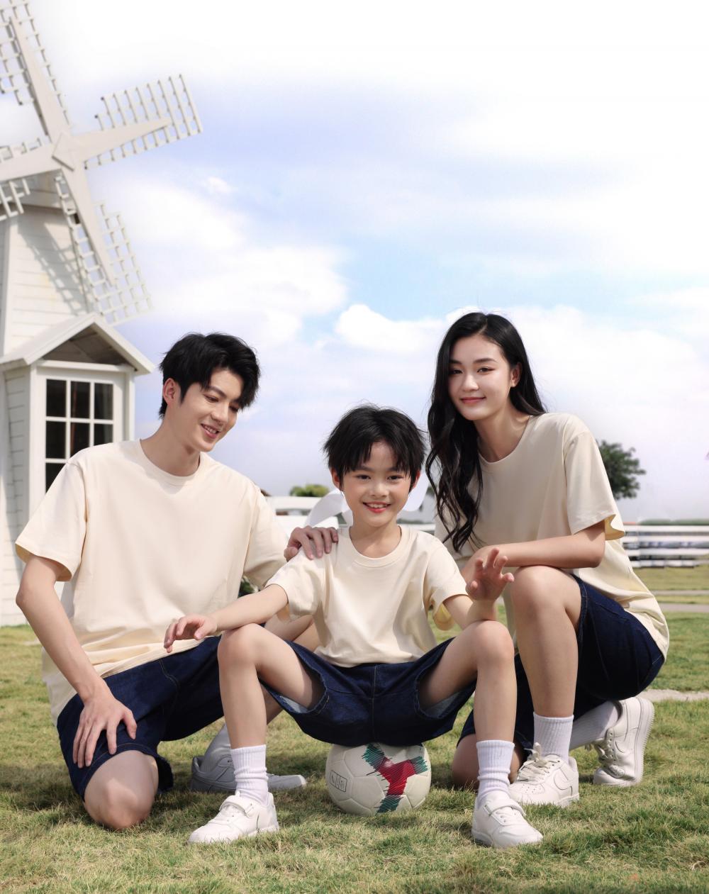 Children's clothing 240g/㎡ 100% Xinjiang long-staple cotton 7A antibacterial short-sleeved T-shirt Korean version children's clothing Children's T-shirt New short-sleeved fresh style fashionable children's clothing trend detail image 14