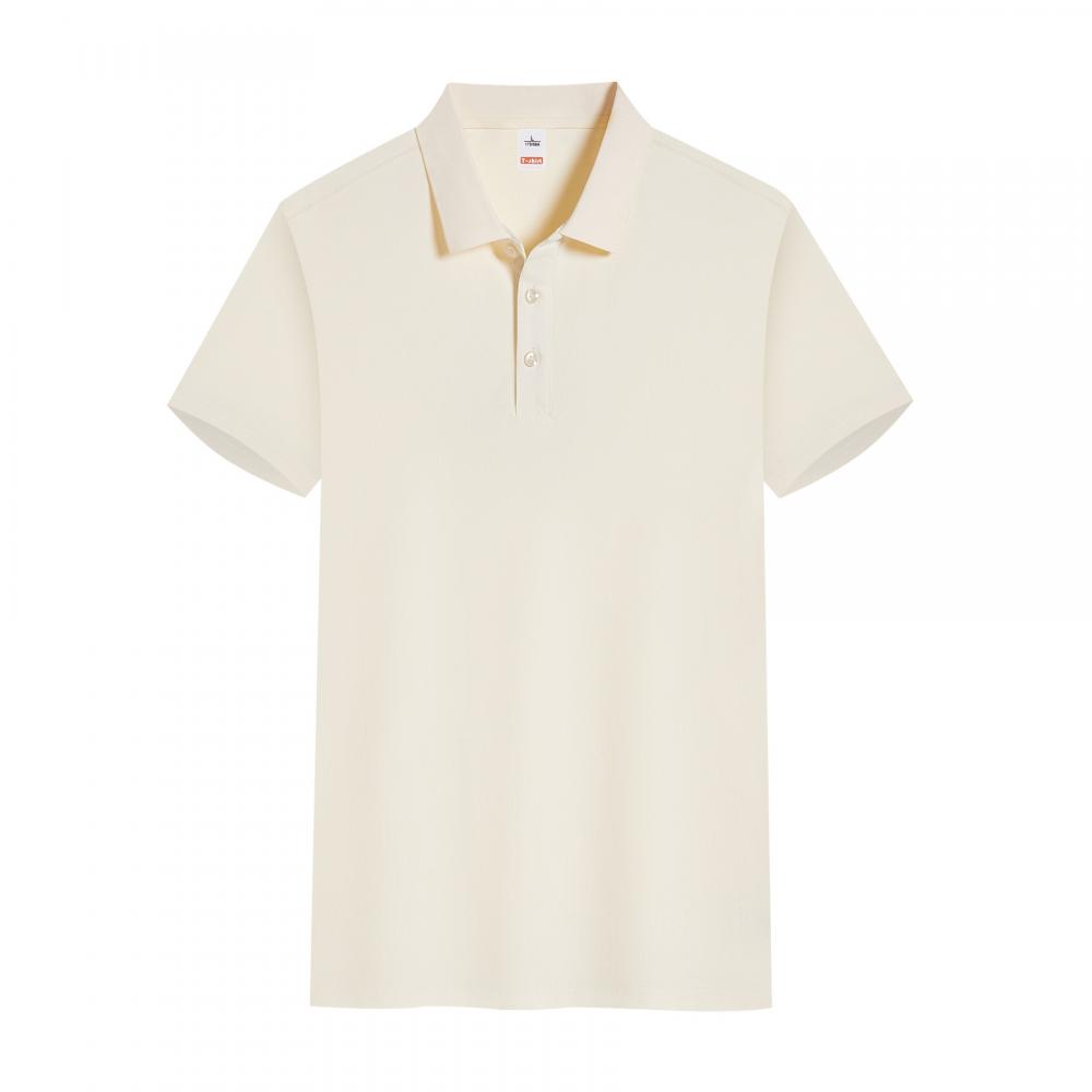 The new product of the high-quality imitation cotton solid-color lapel men's and women's same style advertising T-shirt and cultural T-shirt is now available. It is comfortable, breathable and fashionable detail image 19