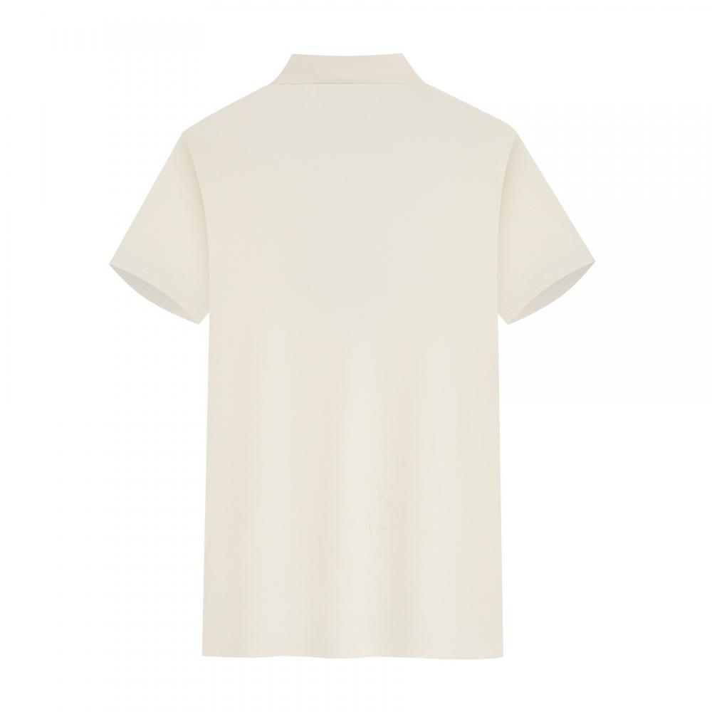 The new product of the high-quality imitation cotton solid-color lapel men's and women's same style advertising T-shirt and cultural T-shirt is now available. It is comfortable, breathable and fashionable detail image 20