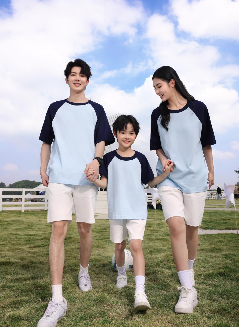 Cross-Border Children's Clothing 200G/㎡ 100% Combed Cotton Korean-Style Children's Clothing, Short-Sleeved T-Shirts For Both Men And Women, New Summer Fashion Children's T-Shirts, Comfortable And Breathable, With A Variety Of Styles Specification drawing