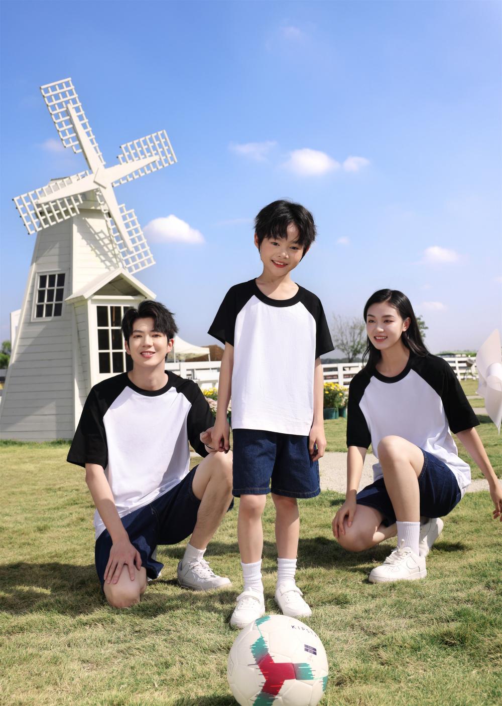 Cross-Border Children's Clothing 200G/㎡ 100% Combed Cotton Korean-Style Children's Clothing, Short-Sleeved T-Shirts For Both Men And Women, New Summer Fashion Children's T-Shirts, Comfortable And Breathable, With A Variety Of Styles details Picture