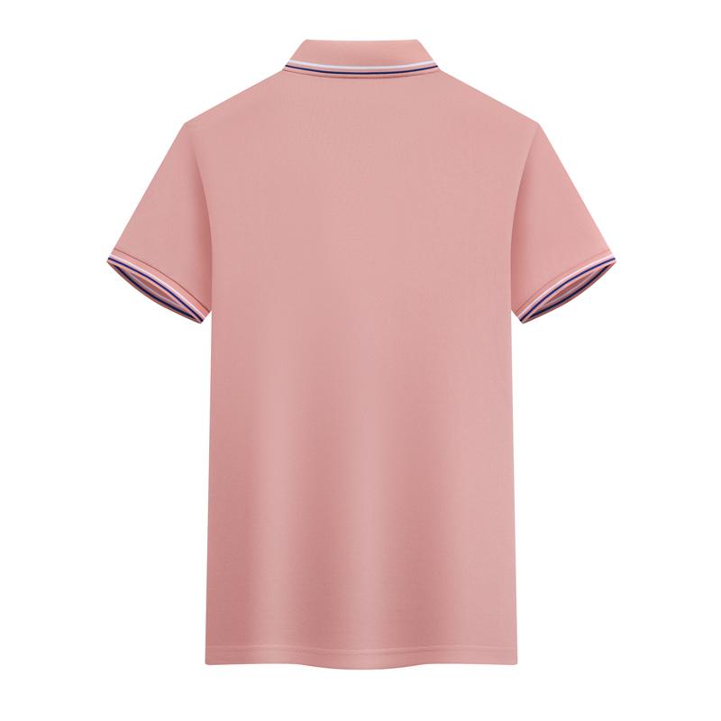 Ice Silk Cotton Side-Collar Polo For Both Men And Women, Side-Collar Polo With Short Sleeves, Quick-Drying Advertising Shirt, Cultural Shirt, Men's Casual, Light, Breathable And Comfortable undefined