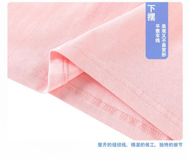 Children's clothing 200g/㎡ 100% pure cotton off-the-shoulder lapel polo for both men and women, short-sleeved polo Korean style children's clothing, new fashionable, comfortable and breathable children's clothing for summer detail image 5