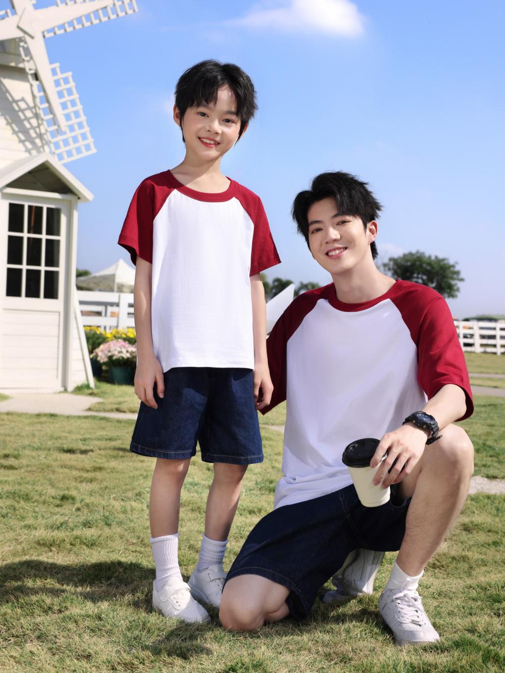 Cross-Border Children's Clothing 200G/㎡ 100% Combed Cotton Korean-Style Children's Clothing, Short-Sleeved T-Shirts For Both Men And Women, New Summer Fashion Children's T-Shirts, Comfortable And Breathable, With A Variety Of Styles undefined