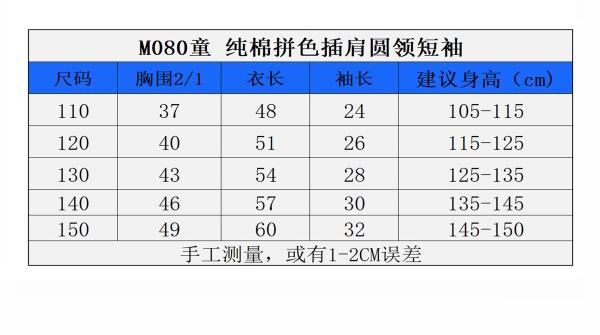 Cross-Border Children's Clothing 200G/㎡ 100% Combed Cotton Korean-Style Children's Clothing, Short-Sleeved T-Shirts For Both Men And Women, New Summer Fashion Children's T-Shirts, Comfortable And Breathable, With A Variety Of Styles Application Scenario