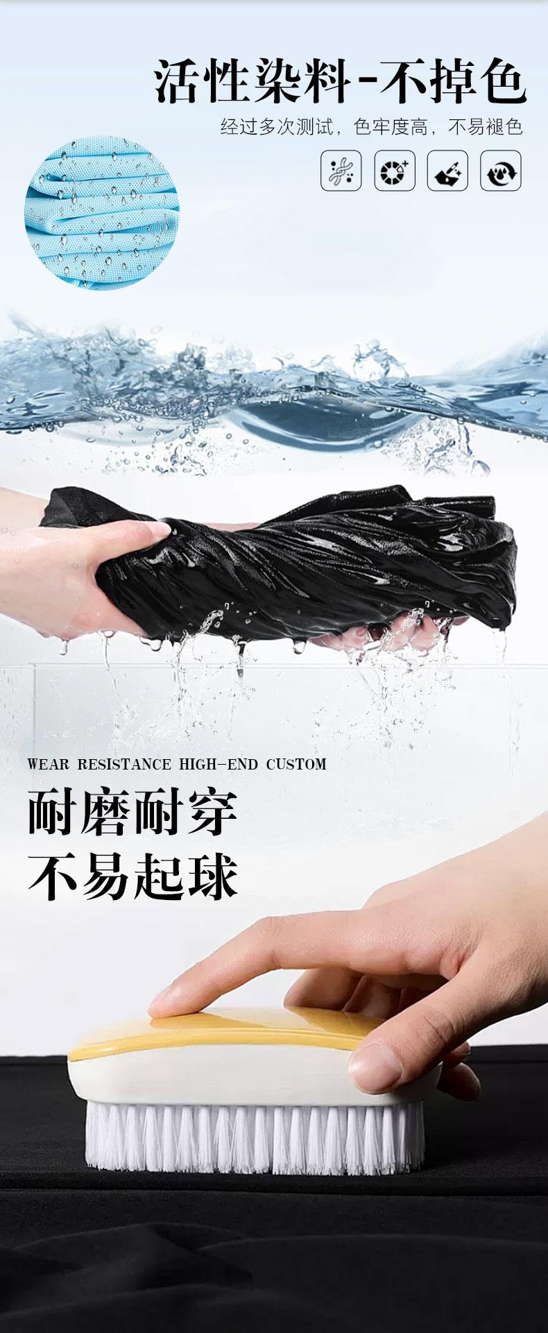 The new product of the high-quality imitation cotton solid-color lapel men's and women's same style advertising T-shirt and cultural T-shirt is now available. It is comfortable, breathable and fashionable detail image 11