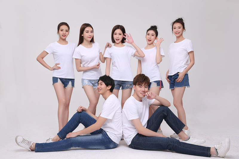 跨境成人超柔莫代尔220g/㎡男女同款T恤短袖潮流款 宽松纯色 时尚休闲男式T恤 简约大方短袖T恤男士女士夏季新款细节图