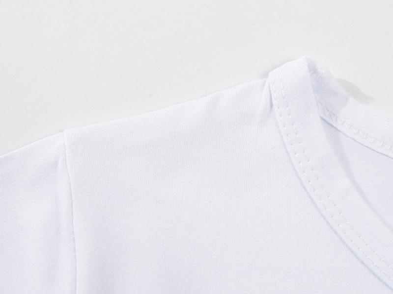 Cross-border children's Super Soft Modal 220g/㎡ Children's short-sleeved T-shirt, Korean style fashionable children's short-sleeved clothing, new children's T-shirt, comfortable and breathable detail image 9