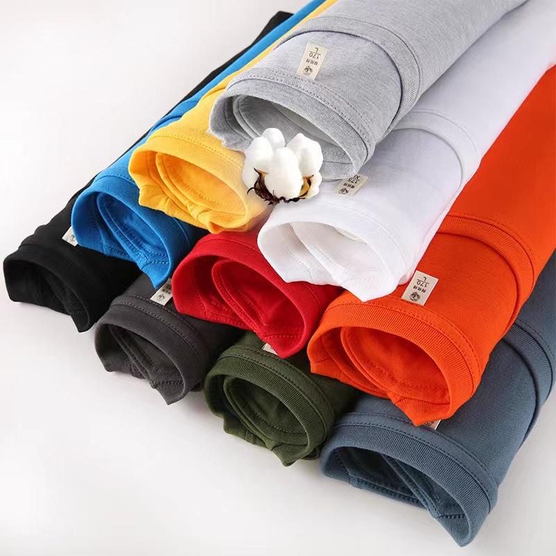 180g/㎡ 100% CVC cotton short-sleeved T-shirt big T-shirt detail image 7
