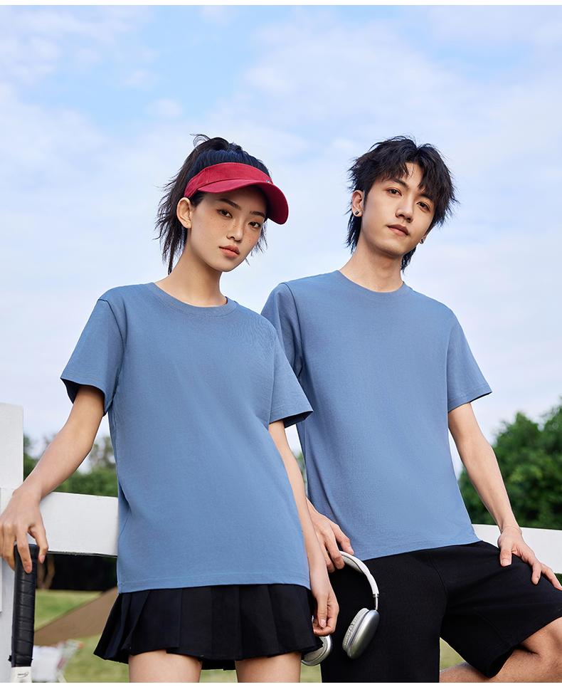 190g/㎡ 100% cotton short-sleeved T-shirt big T-shirt detail image 20