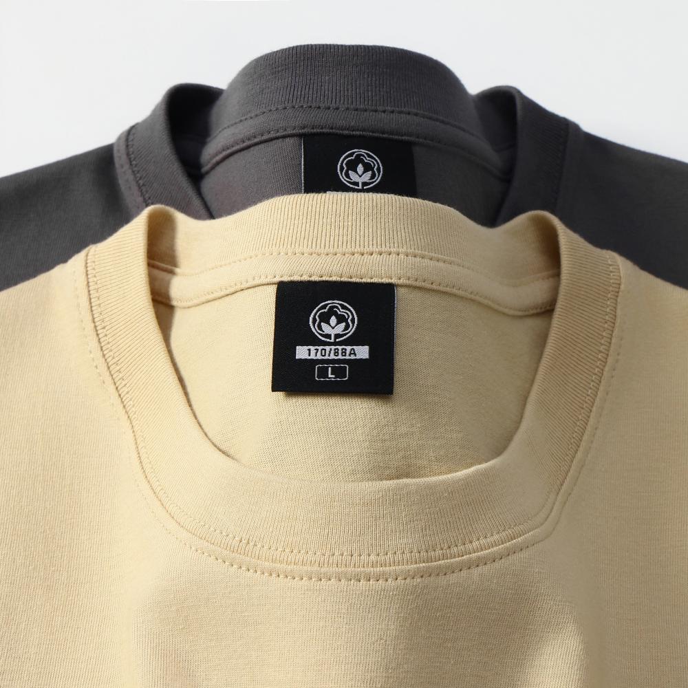 190g/㎡ 100% cotton short-sleeved T-shirt big T-shirt detail image 11