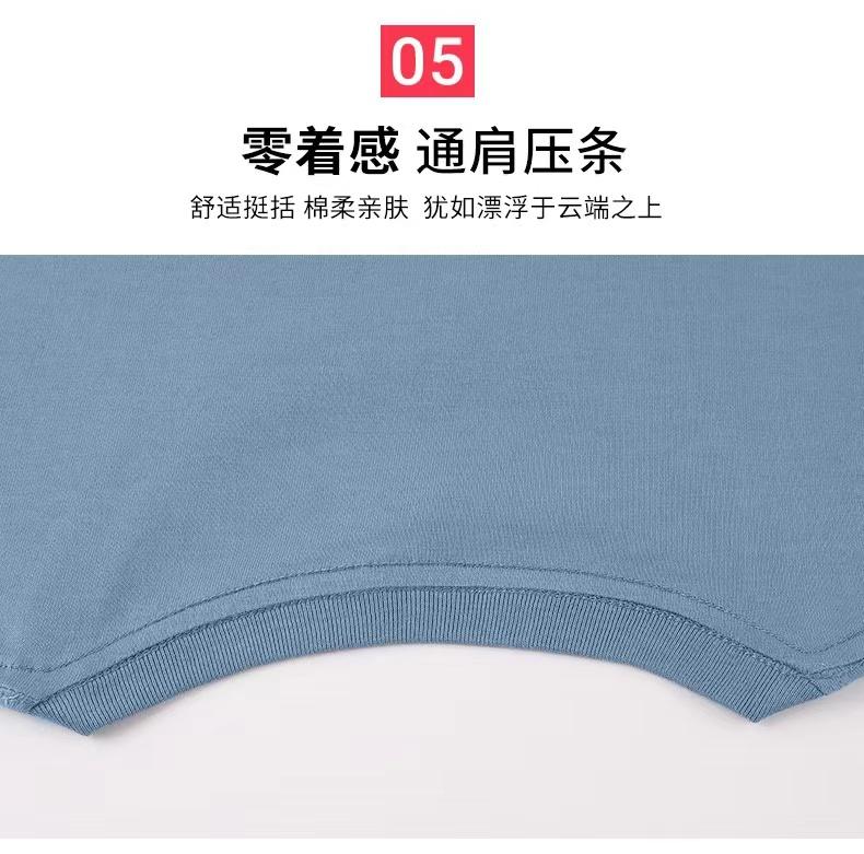 180g/㎡ 100% CVC cotton short-sleeved T-shirt big T-shirt detail image 14