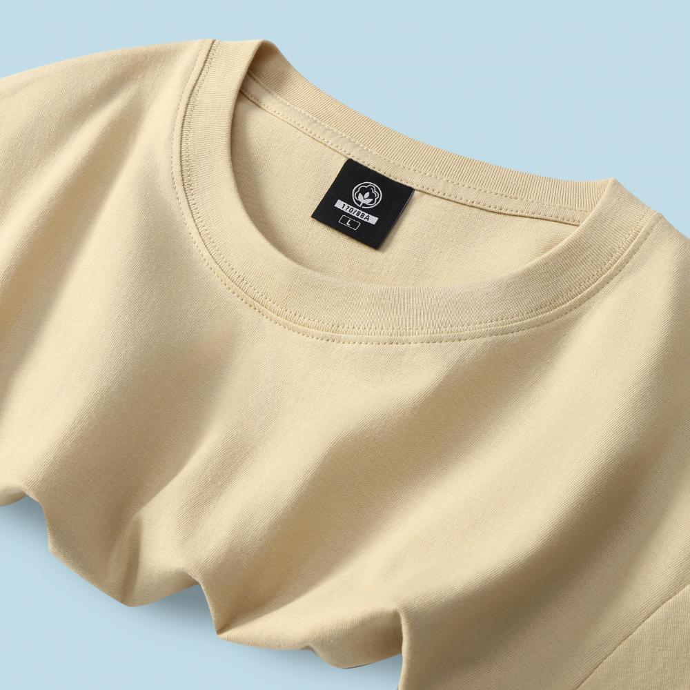 190g/㎡ 100% cotton short-sleeved T-shirt big T-shirt detail image 12