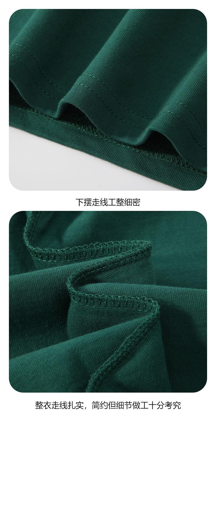 200g/㎡100% cotton short-sleeved T-shirt big T-shirt  detail image 19