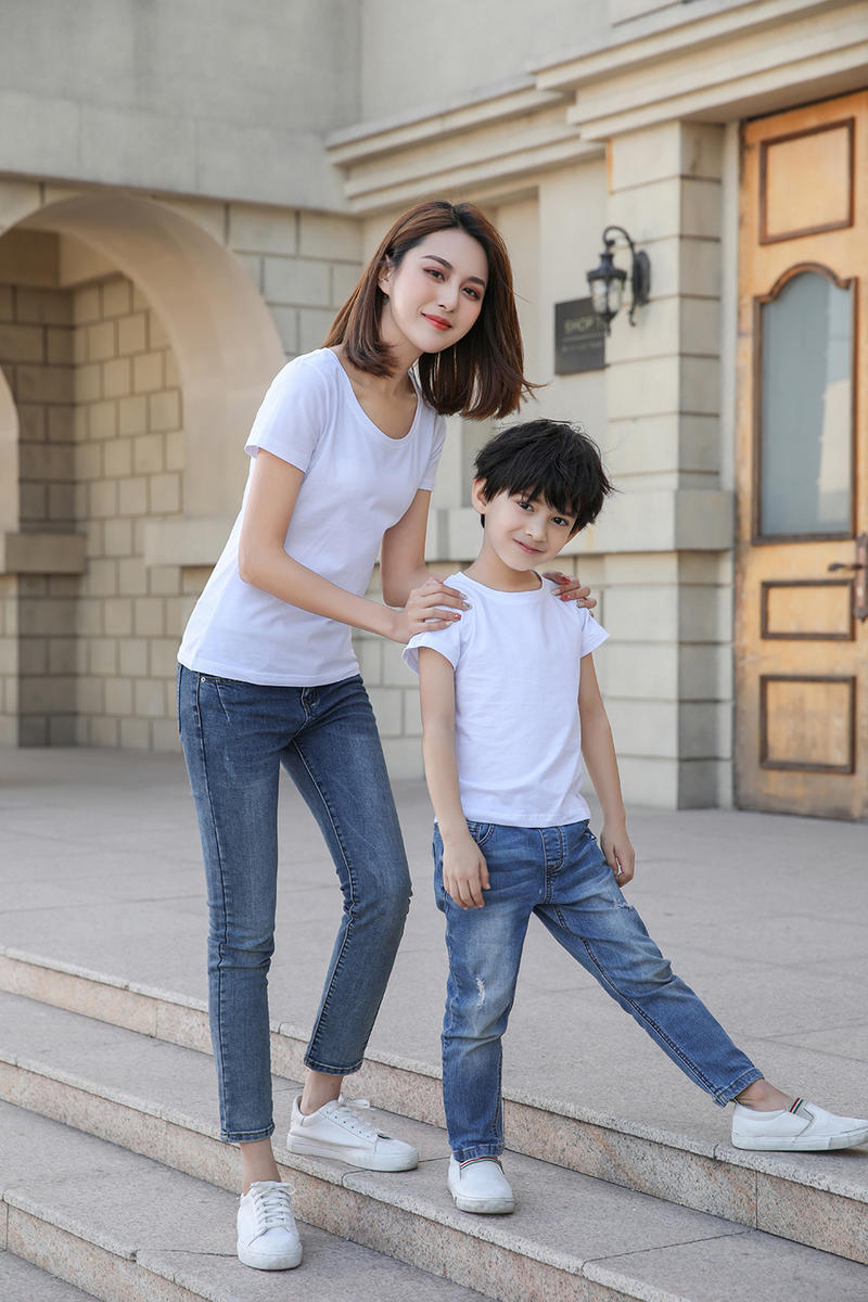 Cross-border children's Super Soft Modal 220g/㎡ Children's short-sleeved T-shirt, Korean style fashionable children's short-sleeved clothing, new children's T-shirt, comfortable and breathable Specification image