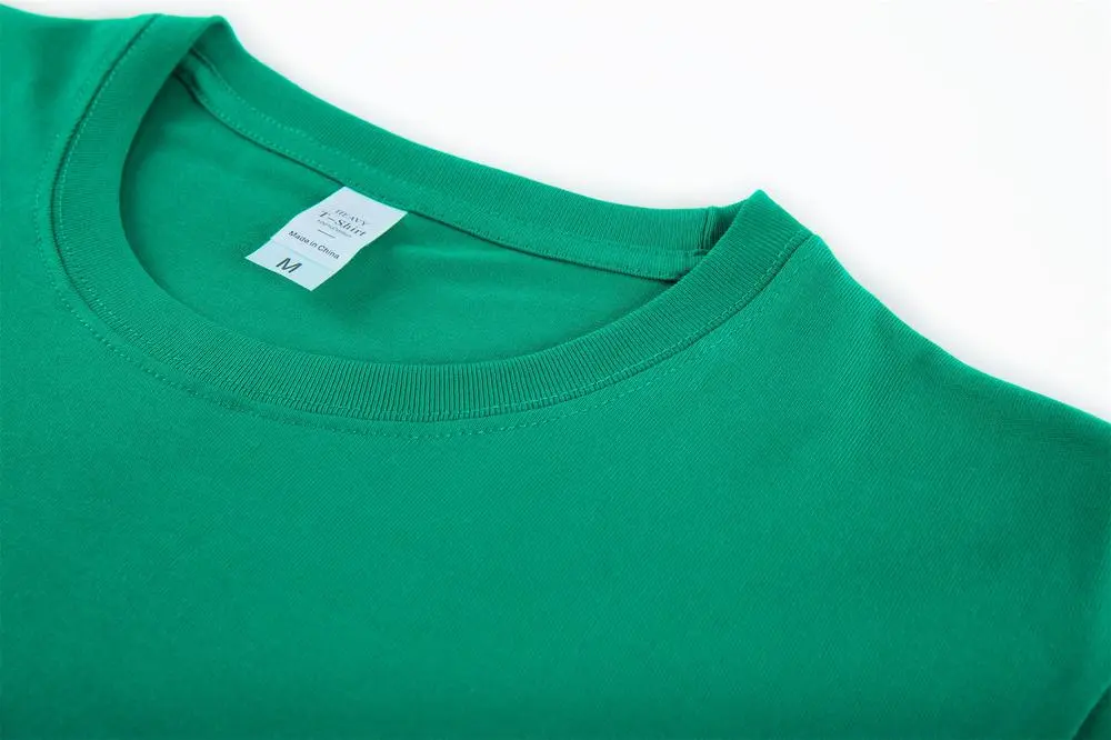 240g/㎡ fabric 100% combed pure cotton short-sleeved T-shirt, a trendy men's and women's same simple and fashionable clothing, comfortable and breathable. Summer short-sleeved T-shirt, a trendy style detail image 3