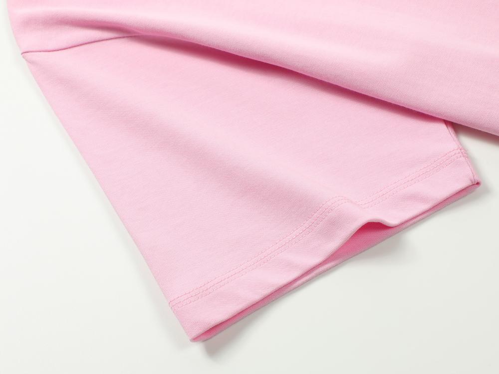 Cross-border large drop shoulder trendy brand round neck Guose series 32-count double yarn 260g/㎡ short-sleeved T-shirt for both men and women, men's short-sleeved trendy T-shirt, fashionable, casual, comfortable and breathable T-shirt detail image 8