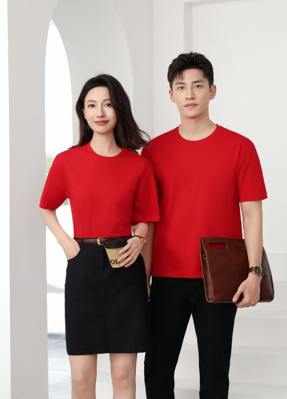 Cross-border Solona Silk Cotton Sand Washing Series 240g/㎡ short-sleeved T-shirt, trendy men's and women's clothing, short-sleeved trendy T-shirt, short-sleeved trendy fashion casual T-shirt, Summer new style detail image 11