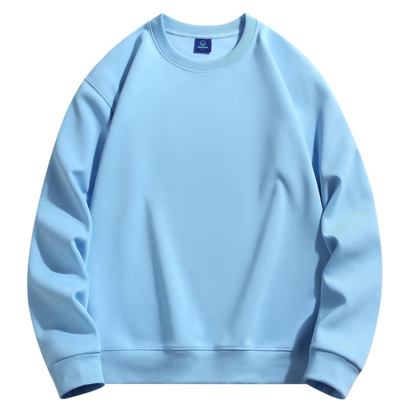 The new long-sleeved, unisex hoodie from Huamian Composite milk Silk is a fashionable and casual unisex hoodie that is simple and comfortable. It's a trendy hoodie